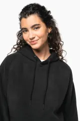 Sudadera oversize con capucha - micropolar reciclado - Unisex