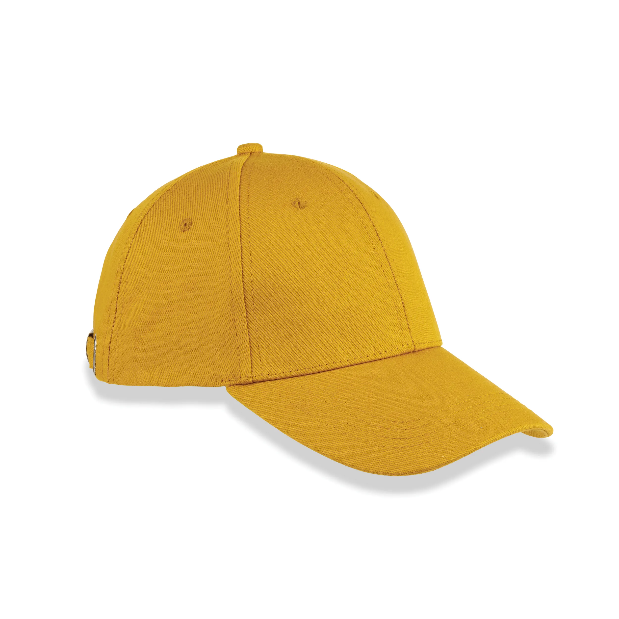 Gorra de algodón orgánico de 6 paneles