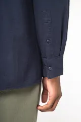 Camisa ecorresponsable de franela hombre