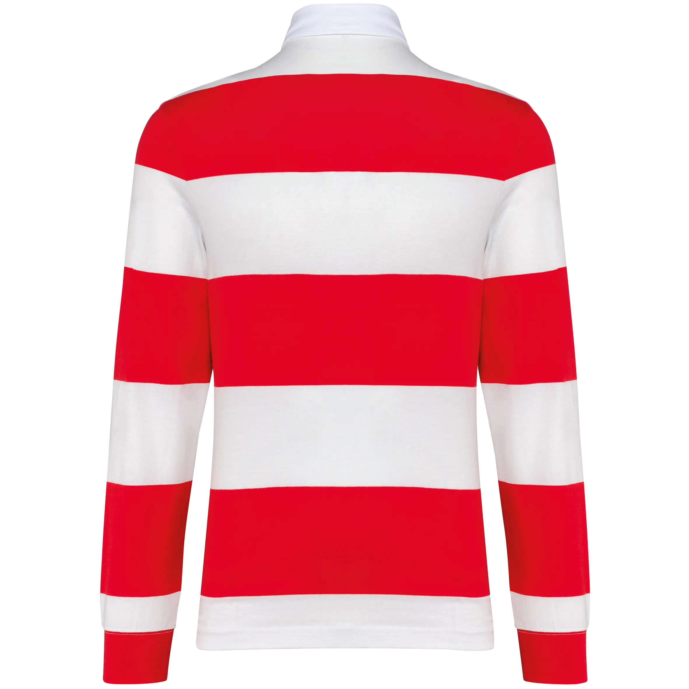 Polo a rayas manga larga unisex