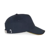 Gorra con sandwich contrastado 5 paneles