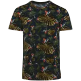 Camiseta ecorresponsable con estampado tropical hombre