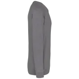 Sudadera algodón orgánico con cuello redondo y mangas raglán de hombre
