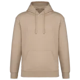 Sudadera ecorresponsable con capucha y hombros caídos felpa perchada unisex