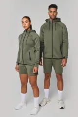 Chaqueta de chándal performance con capucha hombre