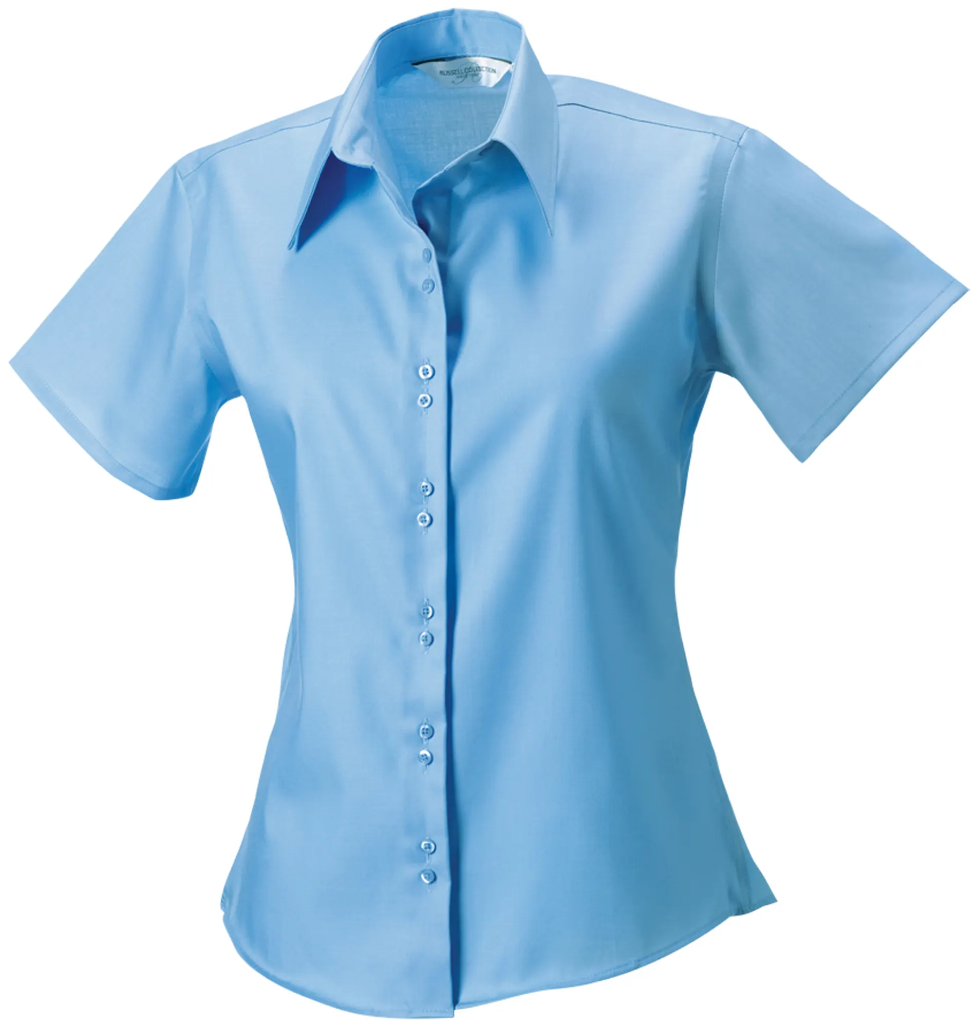Camisa Non-Iron manga corta mujer