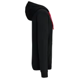 Sudadera capucha y cremallera contrastada