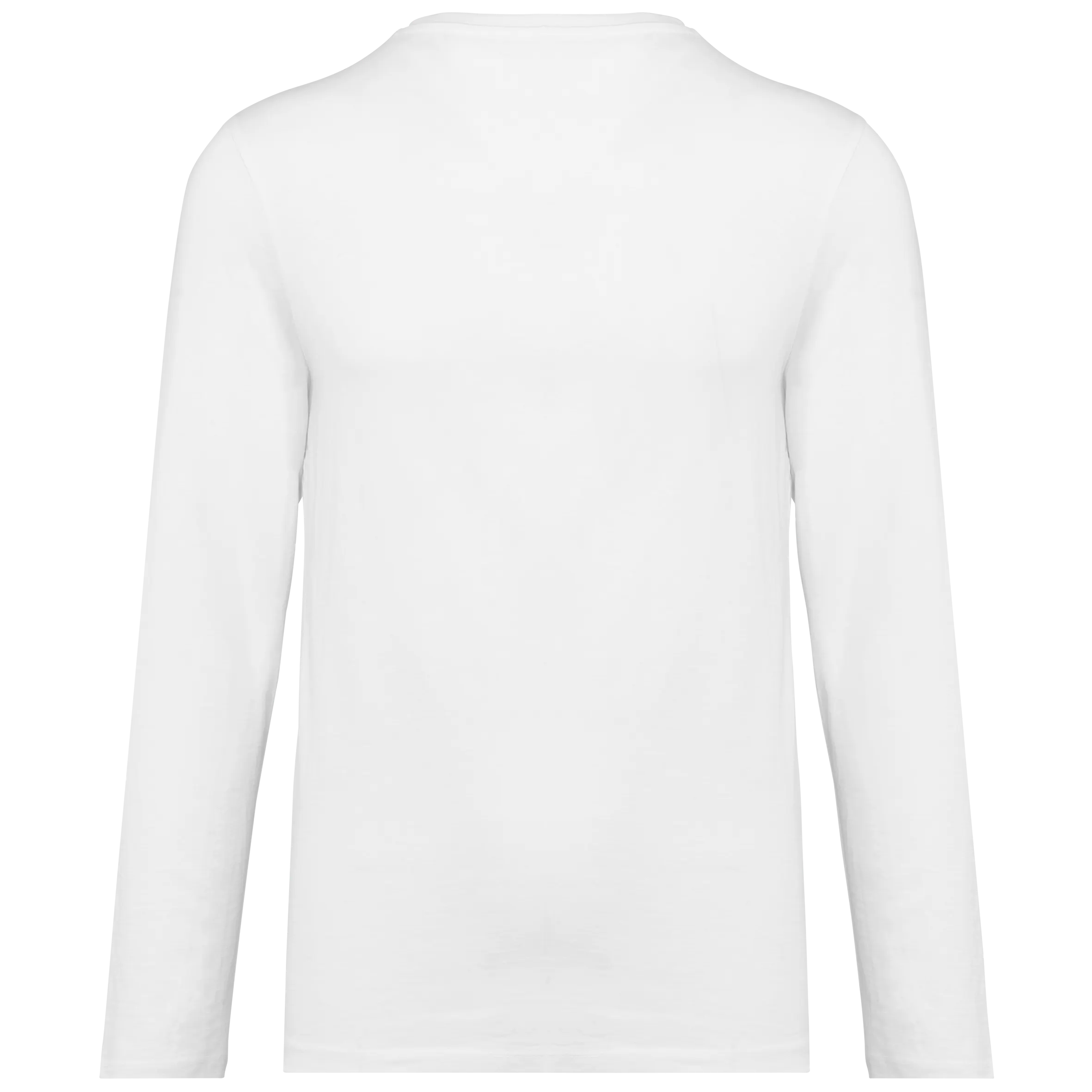 Camiseta Supima® cuello redondo manga larga hombre