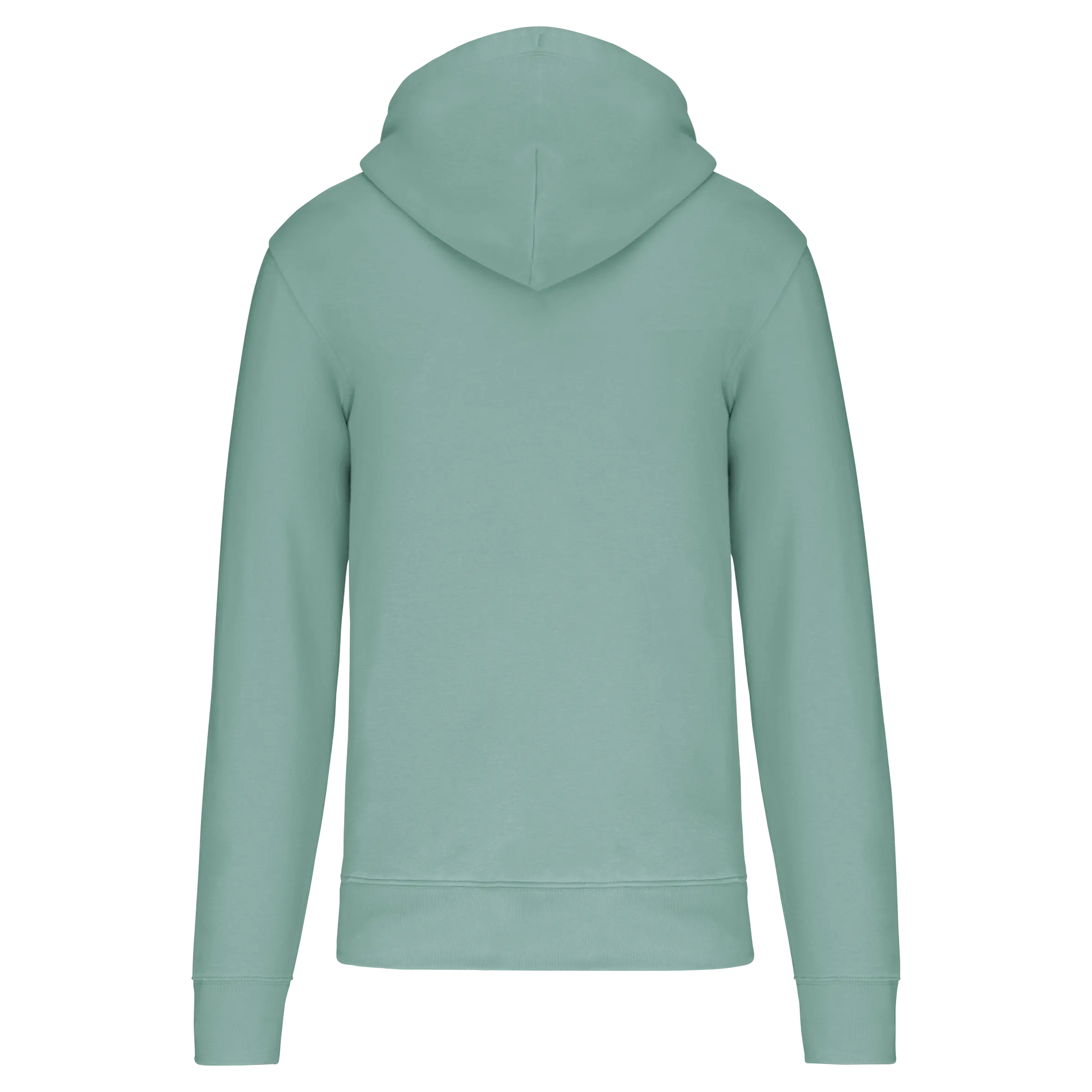 Sudadera con capucha y cremallera ecorresponsable hombre