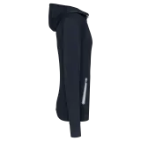 Sudadera deportiva capucha 1/4 cremallera unisex