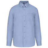 Camisa no-plancha manga larga hombre
