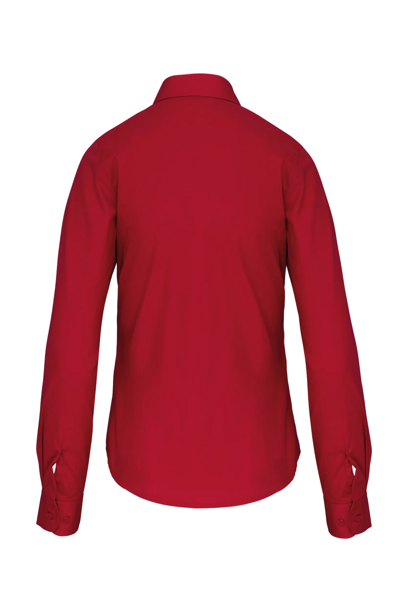 Camisa popelina manga larga mujer