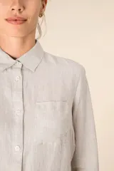 Camisa de lino mujer