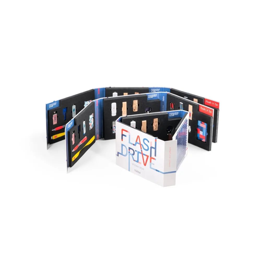 FLASH DRIVE SHOWCASE. Muestrario personalizado de pen drives