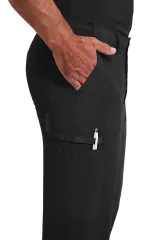 Pantalón con cordón de ajuste y tiro estándar hombre