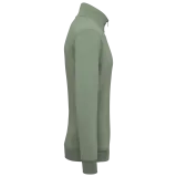 Sudadera ecorresponsable de cuello alto con cremallera hombre