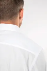 Camisa cuello mao manga larga hombre