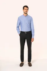 Camisa Oxford manga larga hombre
