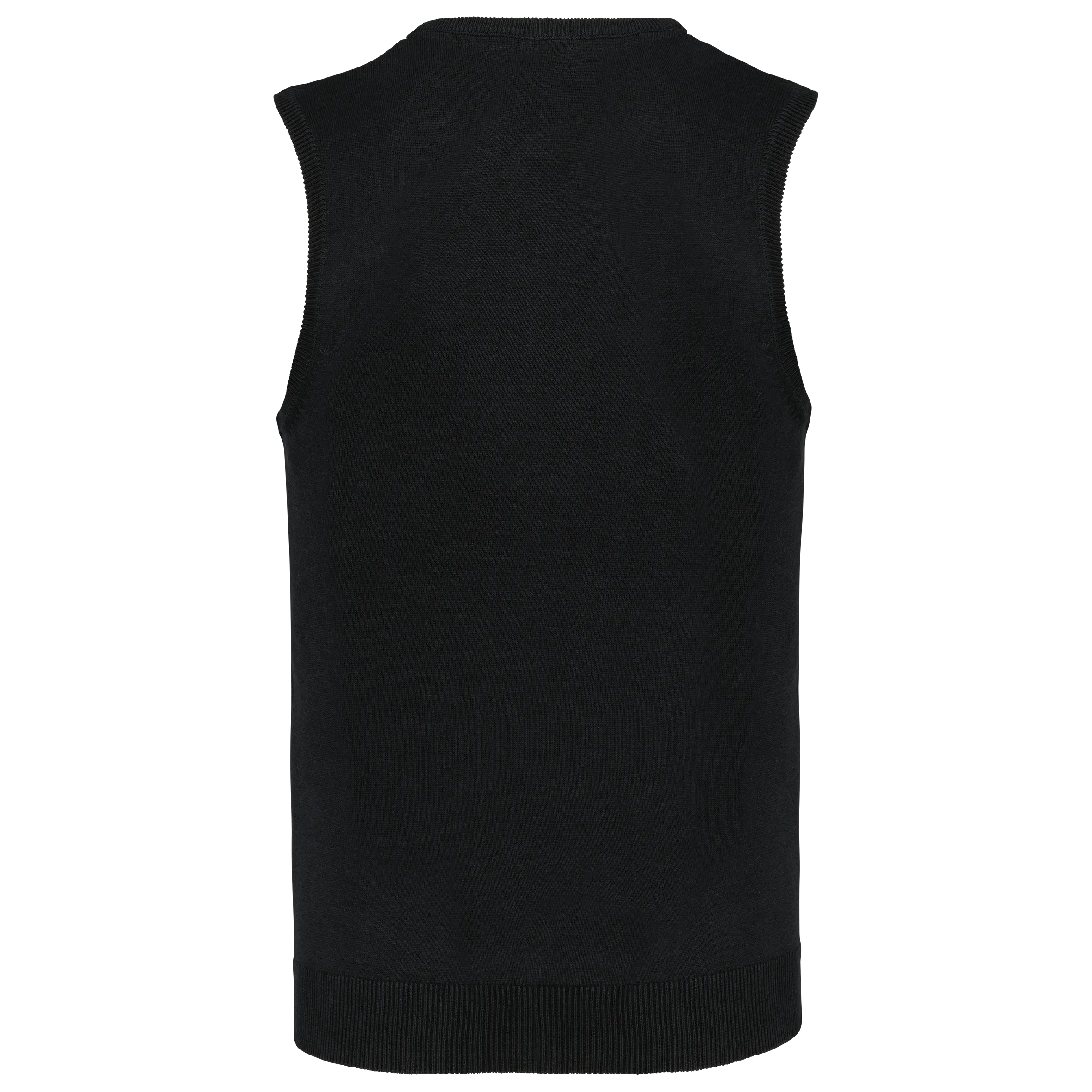 Jersey cuello de pico sin mangas