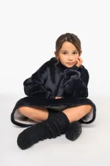Poncho tipo manta infantil