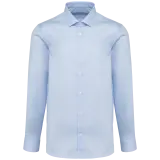 Camisa popelina manga larga hombre