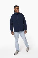 Chaqueta softshell con capucha extraíble hombre