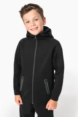 Chaqueta con capucha performance infantil