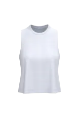Camiseta de tirantes crop Triblend mujer