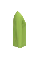 Camiseta manga larga y cuello de pico hombre