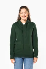 Sudadera con capucha y cremallera reciclada unisex