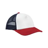 Gorra trucker de 5 paneles multicolor
