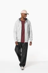 Sudadera capucha y cremallera
