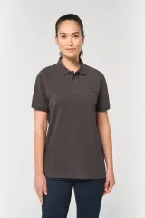 Polo ecorresponsable con bolsillo en el pecho unisex