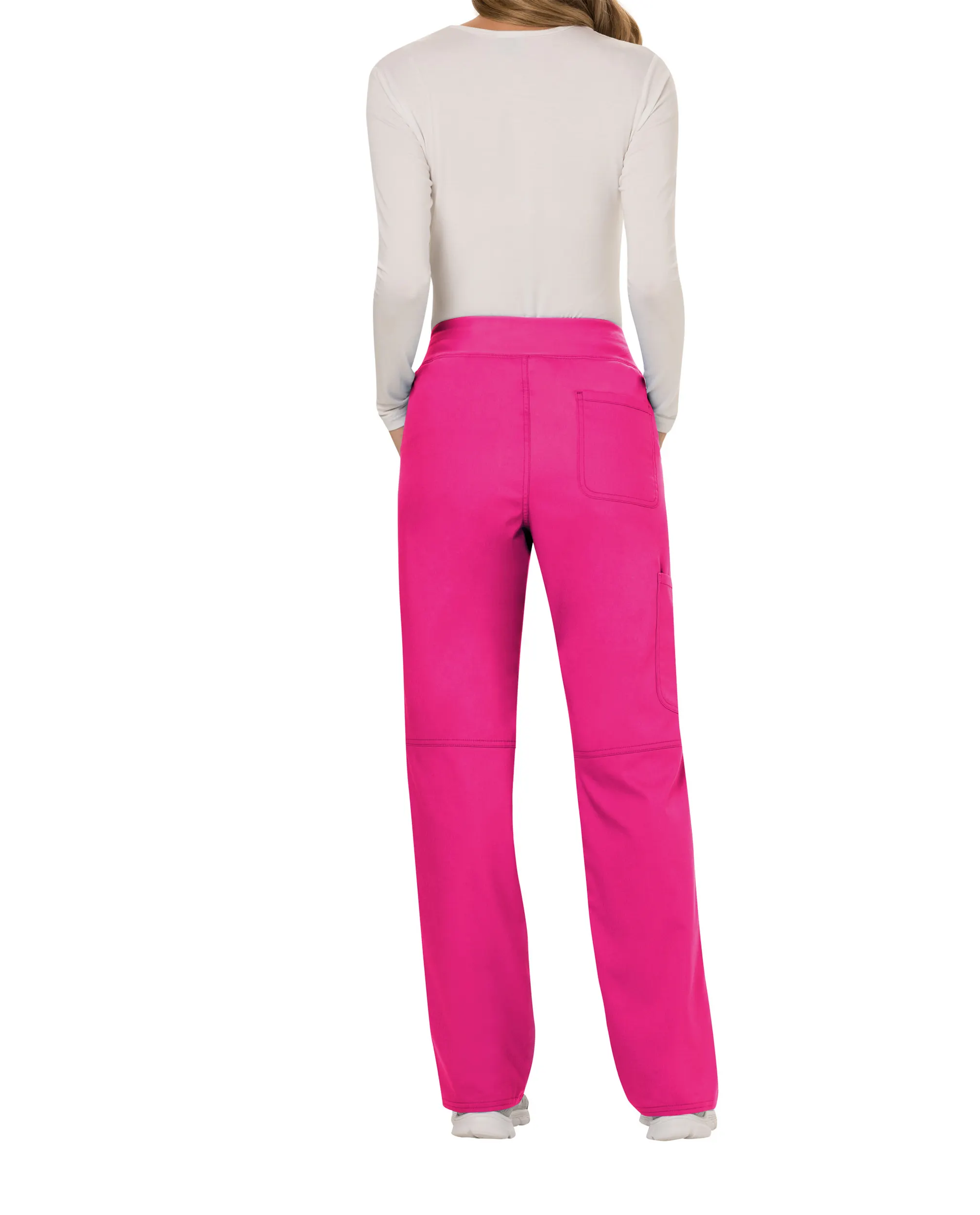 Pantalones tipo cargo de tiro medio mujer