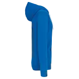 Sudadera capucha y cremallera contrastada