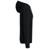 Sudadera capucha y cremallera contrastada