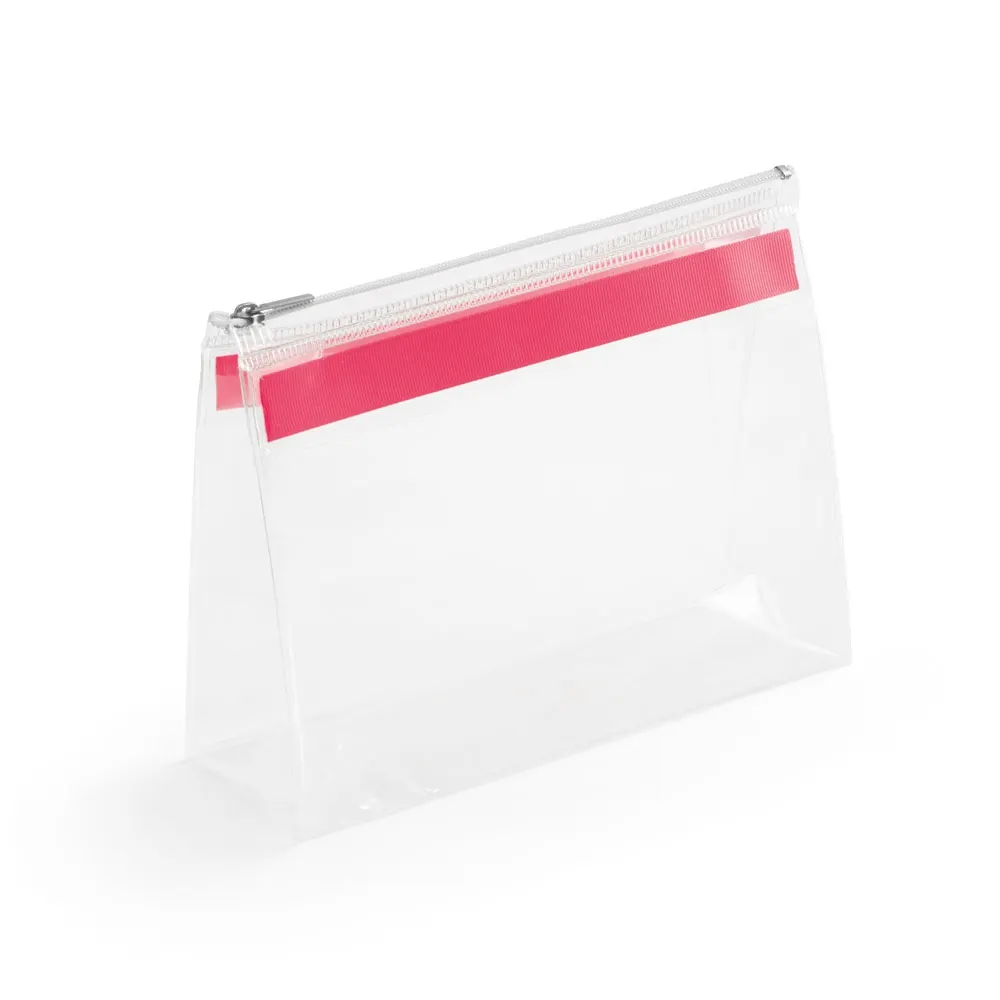 CHASTAIN. Neceser transparente en EVA con cremallera