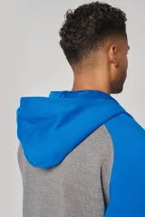 Chaqueta Bicolor con cremallera y capucha unisex