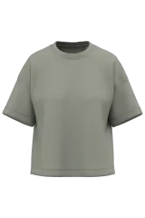 Camiseta sostenible de corte boxy con hombros caídos mujer