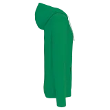Sudadera capucha y cremallera contrastada