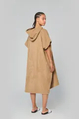 Poncho de rizo con capucha - Unisex
