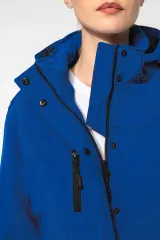 Parka softshell acolchada con capucha mujer