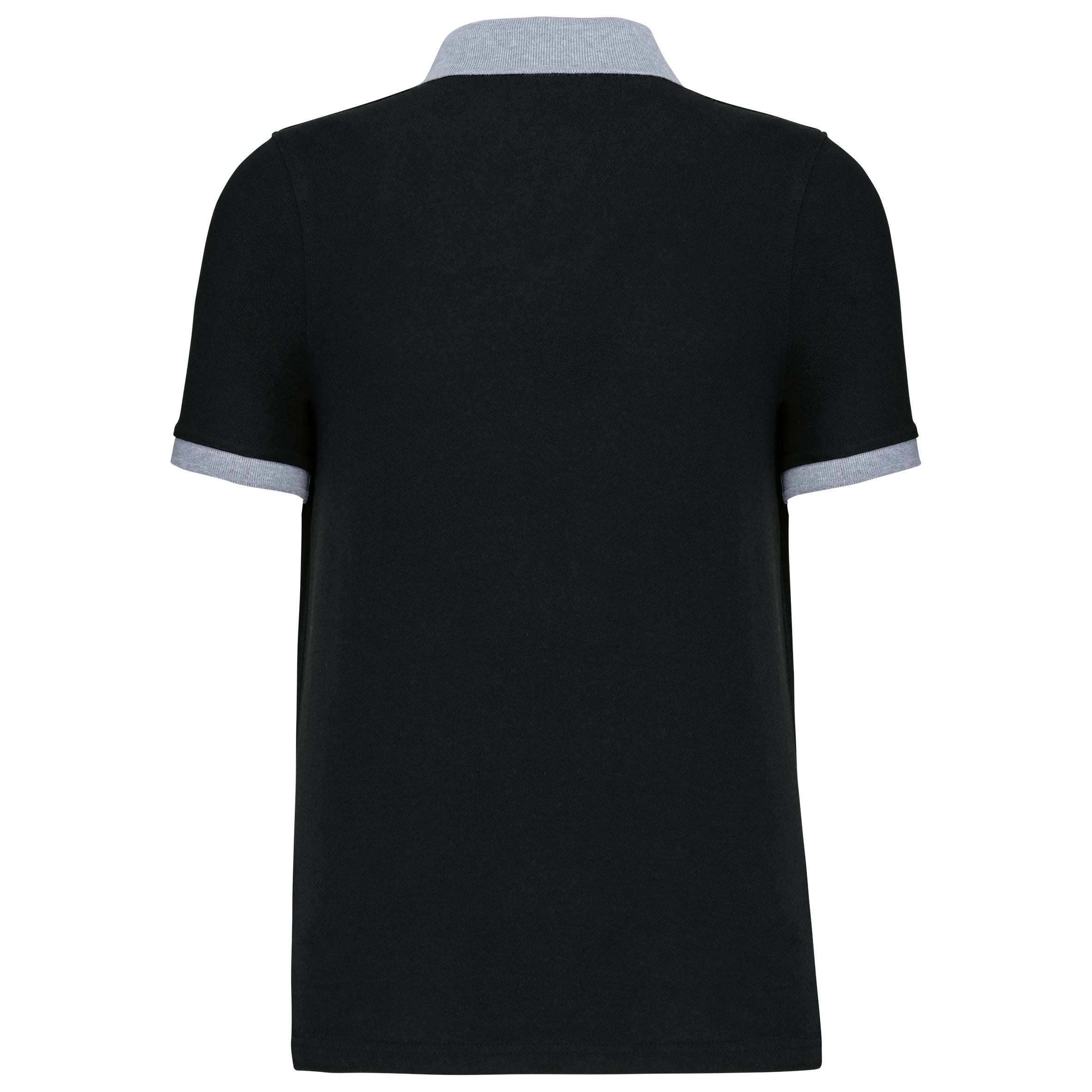 Polo piqué bicolor hombre