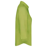 Camisa popelina de polialgodón manga 3/4 de fácil cuidado mujer