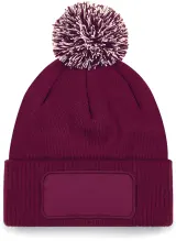 Burgundy / Off White