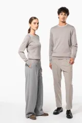 Jersey cuello redondo manga larga mujer