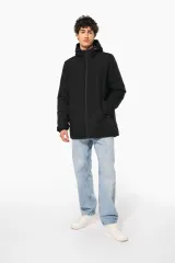 Parka con capucha reciclada unisex