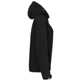 Chaqueta softshell con capucha extraíble mujer