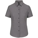 Camisa oxford manga corta mujer