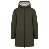 Chaqueta ecorresponsable impermeable con forro de sherpa unisex